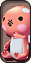 おすわりリザード（赤）